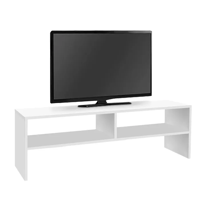 Έπιπλο τηλεόρασης Beirut Megapap χρώμα λευκό 150x30x40εκ.