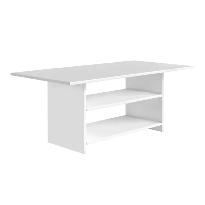 Τραπεζάκι σαλονιού Dallas Megapap χρώμα λευκό 90x50x60εκ.