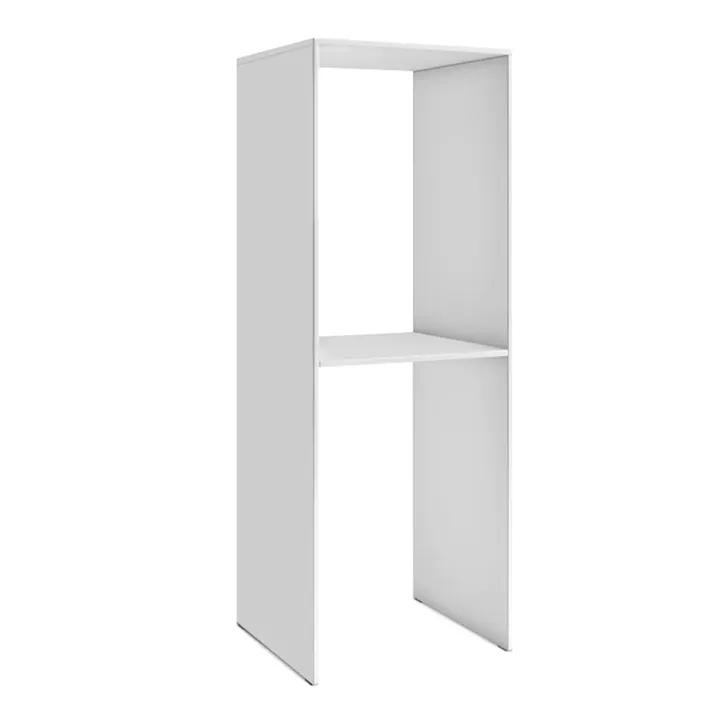 Έπιπλο πλυντηρίου - στεγνωτηρίου Evgenia Megapap χρώμα λευκό 70x60x180εκ.