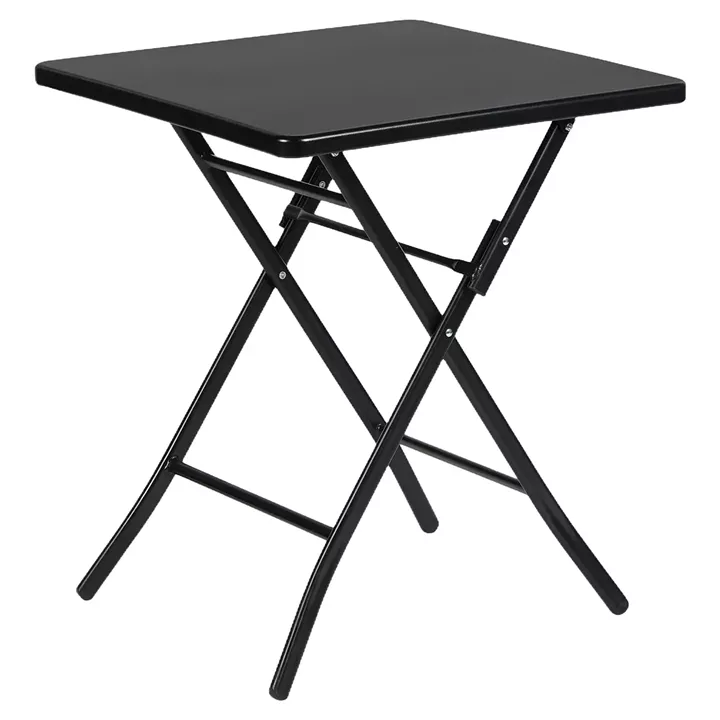 Τραπέζι Κήπου ArteLibre ASTRA Μαύρο Μέταλλο 60x60x70cm