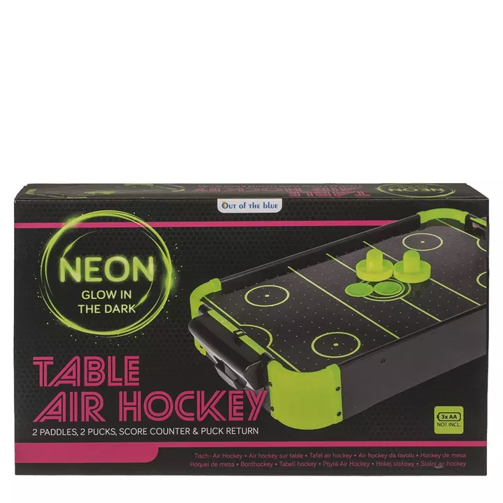 Παιχνίδι Επιτραπέζιο Air Hockey Φοσφωριζέ Πλαστικό 9.5x31x8.7cm
