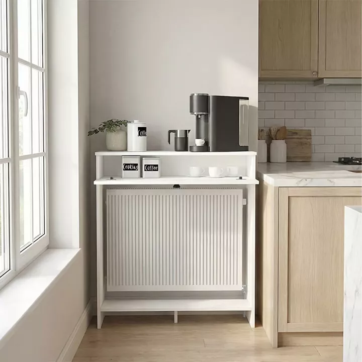 Κονσόλα - Κάλυμμα καλοριφέρ Opelya Megapap χρώμα λευκό 90x31,4x100εκ.