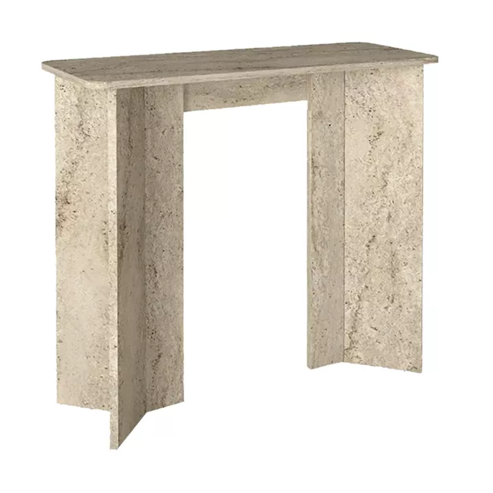 Κονσόλα Mara Megapap χρώμα travertine 90x29,6x91,8εκ.
