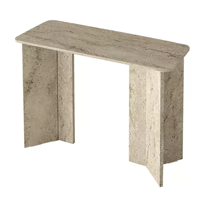 Κονσόλα Mara Megapap χρώμα travertine 90x29,6x91,8εκ.