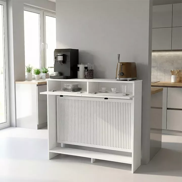 Κονσόλα - Κάλυμμα καλοριφέρ Opelya Megapap χρώμα λευκό 110x31,4x100εκ.