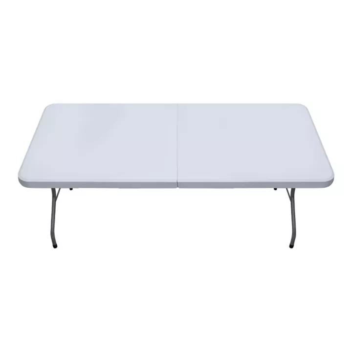 Τραπέζι catering - συνεδρίου Capri Megapap πτυσσόμενο - βαλίτσα χρώμα λευκό του πάγου 152x70x74εκ.