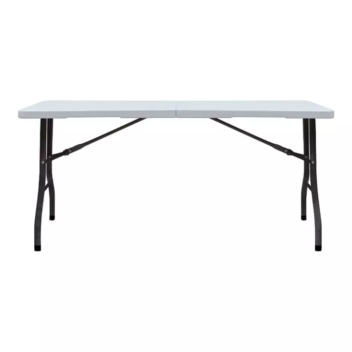 Τραπέζι catering - συνεδρίου Capri Megapap πτυσσόμενο - βαλίτσα χρώμα λευκό του πάγου 152x70x74εκ.