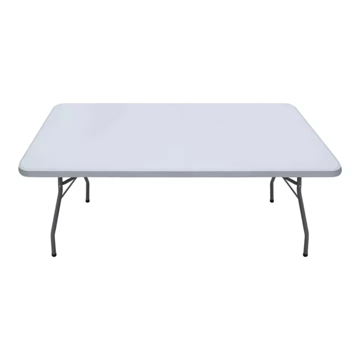 Τραπέζι catering - συνεδρίου Capri Megapap πτυσσόμενο - μονοκόμματη επιφάνεια χρώμα λευκό του πάγου 152x76x74εκ.
