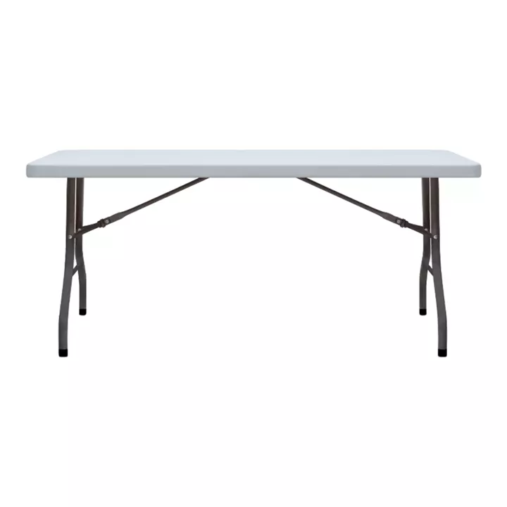 Τραπέζι catering - συνεδρίου Capri Megapap πτυσσόμενο - μονοκόμματη επιφάνεια χρώμα λευκό του πάγου 152x76x74εκ.