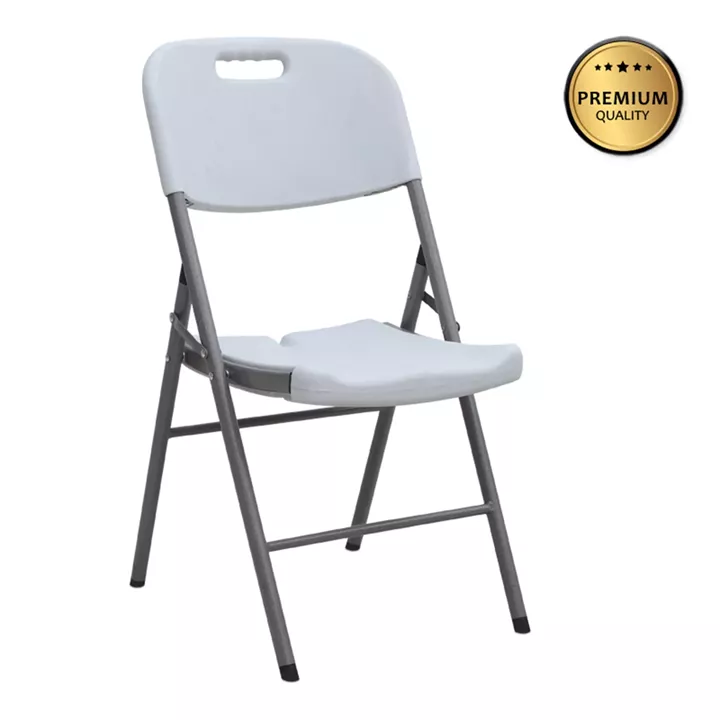 Καρέκλα catering - συνεδρίου Capri Megapap πτυσσόμενη χρώμα λευκό του πάγου 45x50x88εκ.