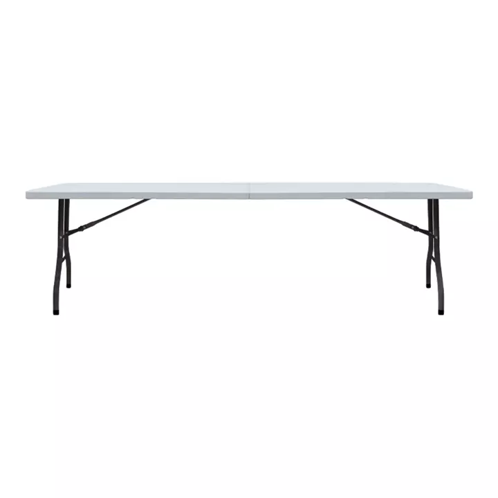 Τραπέζι catering - συνεδρίου Capri Megapap πτυσσόμενο - βαλίτσα χρώμα λευκό του πάγου 240x76x74εκ.