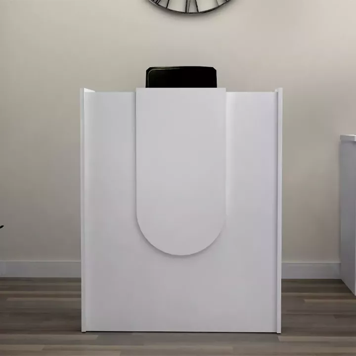 Γραφείο υποδοχής - reception Mezzo Megapap χρώμα λευκό 90x40x110εκ.