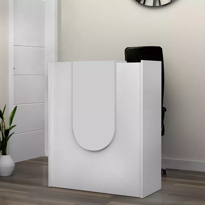 Γραφείο υποδοχής - reception Mezzo Megapap χρώμα λευκό 90x40x110εκ.