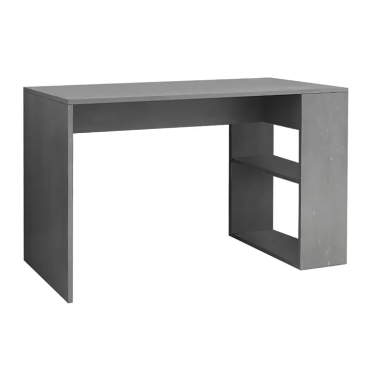 Γραφείο εργασίας Mikro Megapap χρώμα γκρι σκυροδέματος 120x60x75εκ.