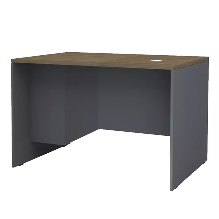 Γραφείο επαγγελματικό Venturo Megapap χρώμα ανθρακί - καρυδί 120x80x75εκ.