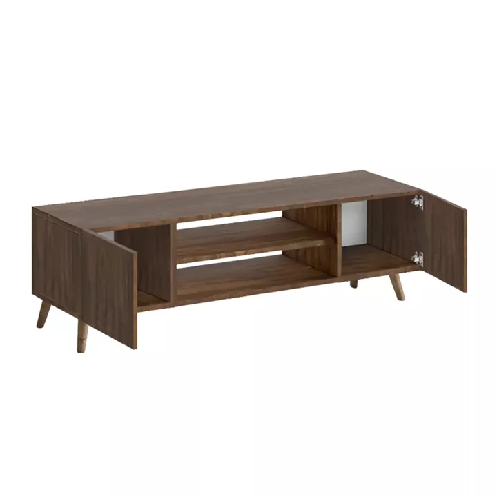 Έπιπλο τηλεόρασης Etna Megapap χρώμα καρυδί 150x30x45εκ.