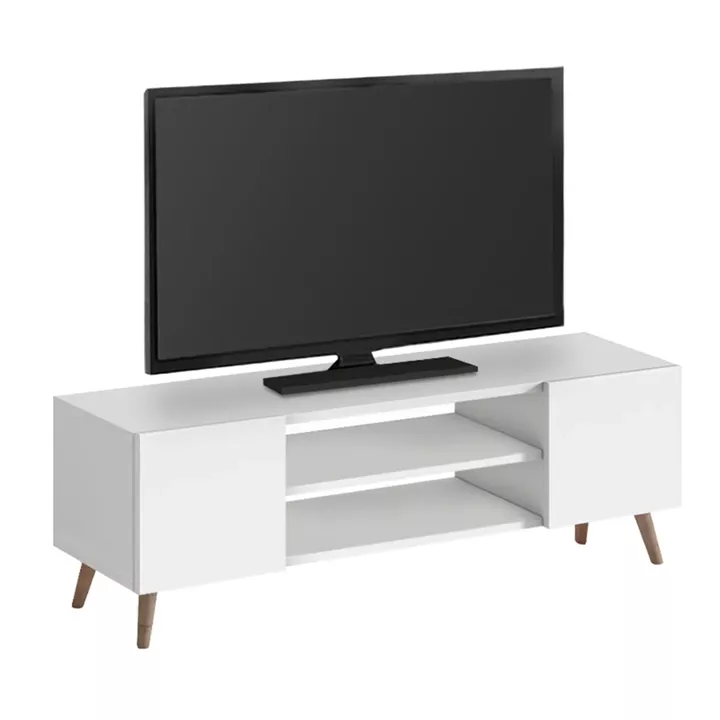 Έπιπλο τηλεόρασης Etna Megapap χρώμα λευκό 120x30x45εκ.