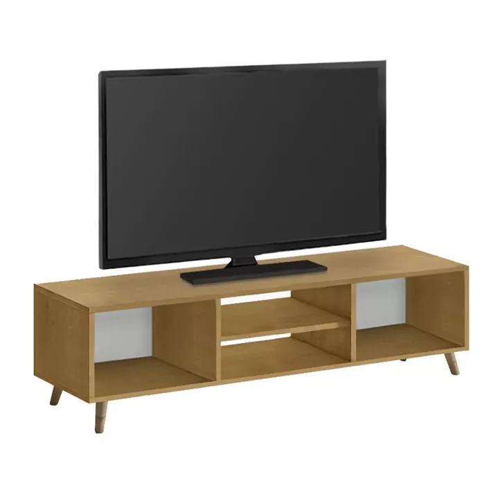 Έπιπλο τηλεόρασης Loren Megapap χρώμα sapphire oak 120x30x40εκ.