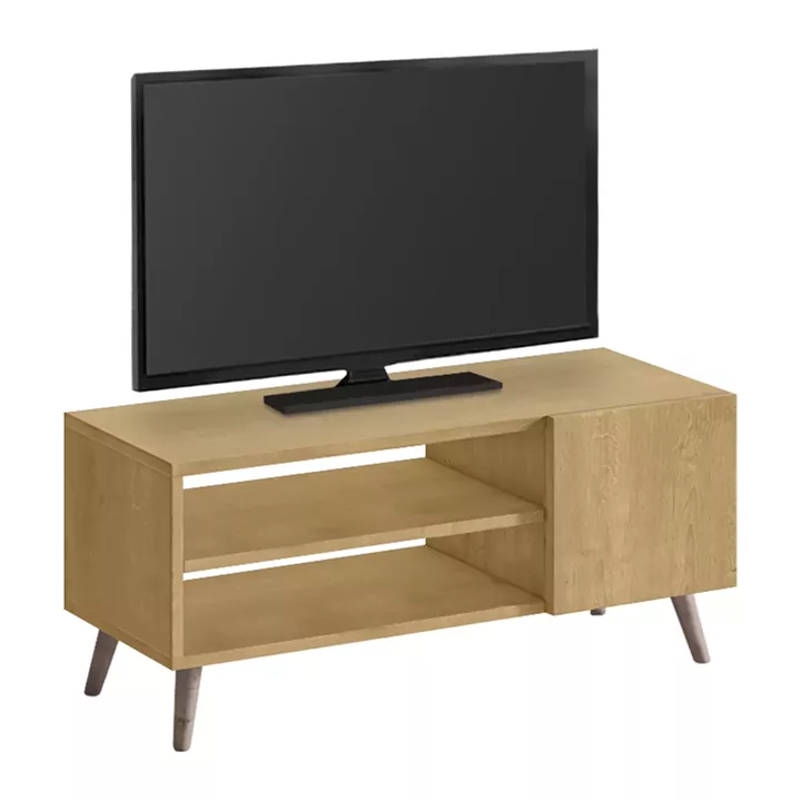 Έπιπλο τηλεόρασης Parma Megapap χρώμα sapphire oak 90x30x40εκ.