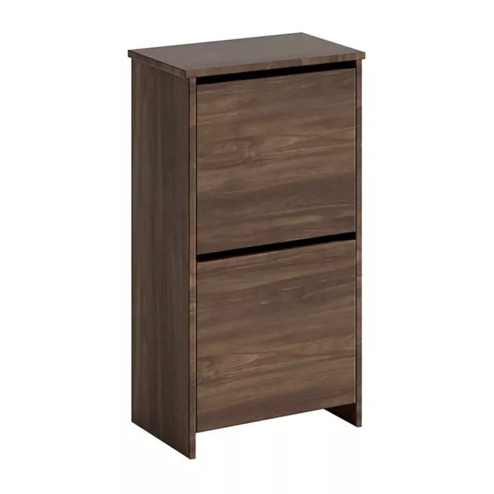 Παπουτσοθήκη Port Megapap χρώμα καρυδί 48x31x92εκ.