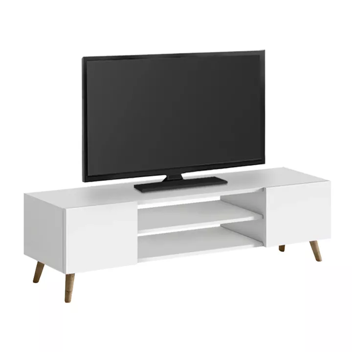 Έπιπλο τηλεόρασης Etna Megapap χρώμα λευκό 150x30x45εκ.