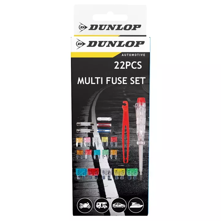 Σετ Έκτακτης Ανάγκης Αυτοκινήτου 8Τμχ DUNLOP
