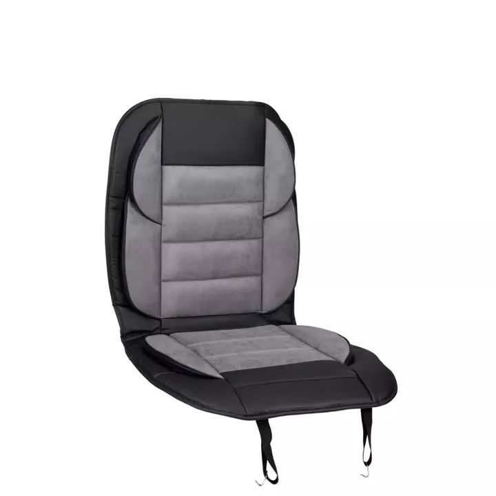 Μαξιλάρι Καθίσματος Αυτοκινήτου PVC/Σουέτ Γκρι 118x54.5cm