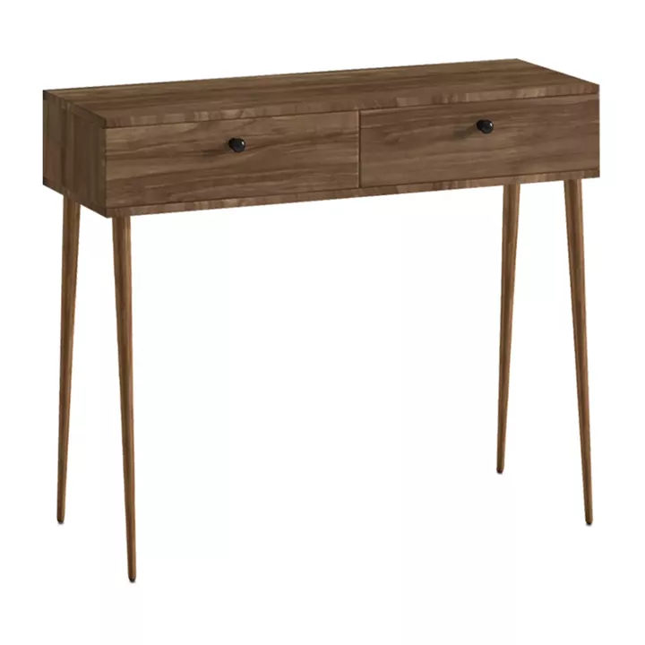 Κονσόλα Alis Megapap χρώμα καρυδί 110x29x88εκ.