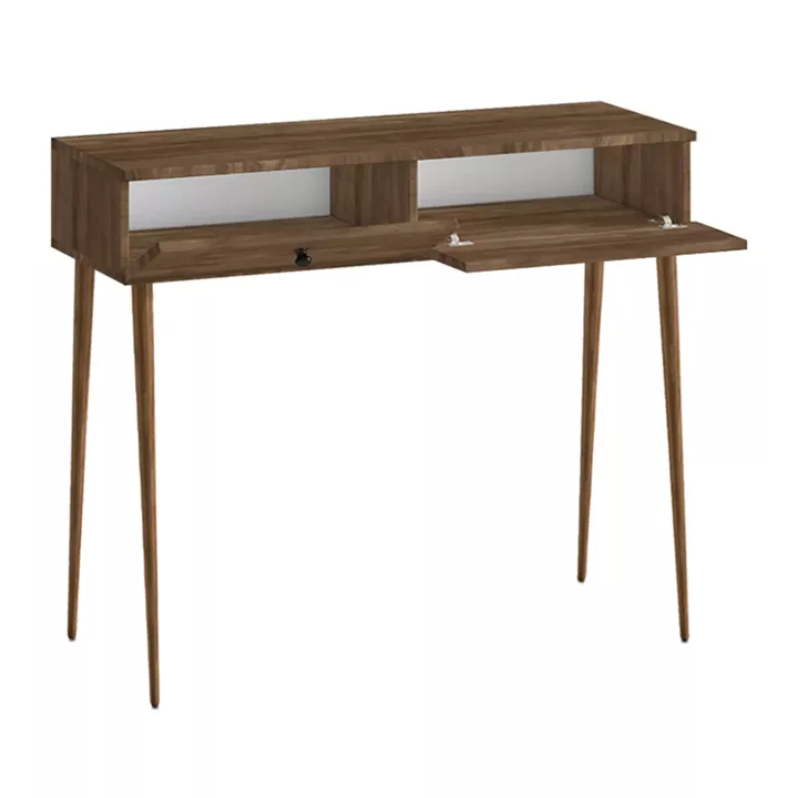 Κονσόλα Alis Megapap χρώμα καρυδί 110x29x88εκ.