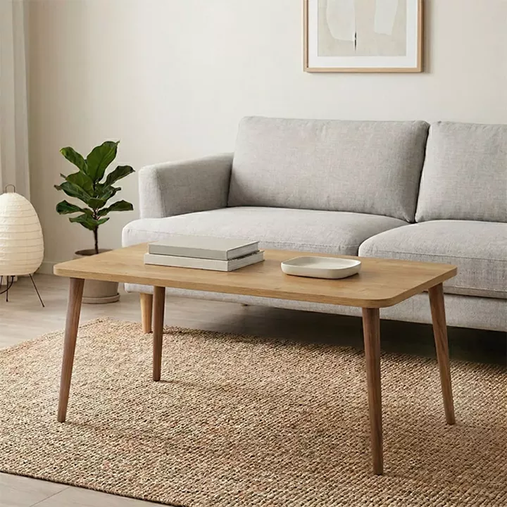 Τραπεζάκι σαλονιού Plane Megapap χρώμα sapphire oak 90x55x41εκ.