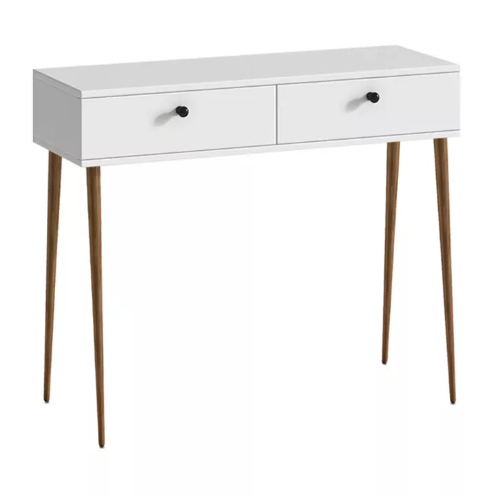 Κονσόλα Alis Megapap χρώμα λευκό 110x29x88εκ.