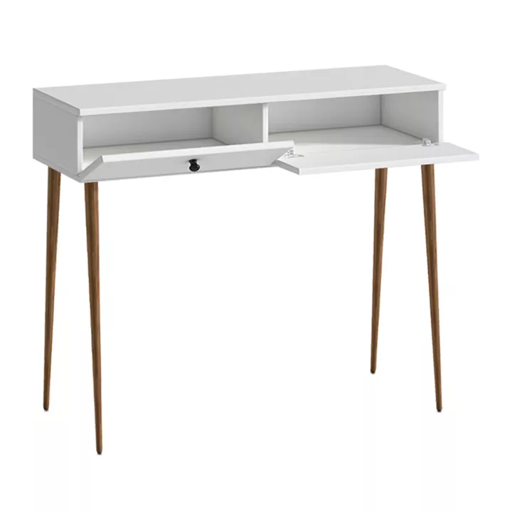 Κονσόλα Alis Megapap χρώμα λευκό 110x29x88εκ.