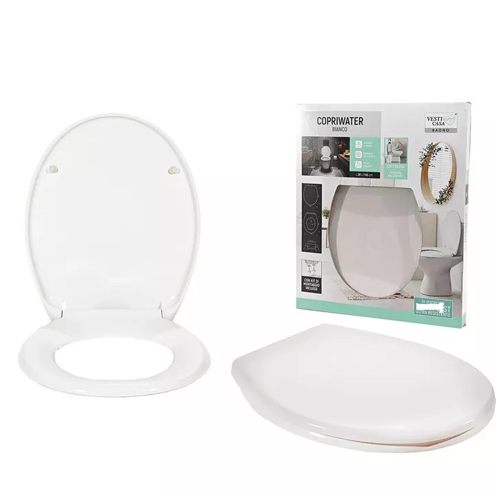 Κάλυμμα Λεκάνης Λευκό Duroplast 45x37cm