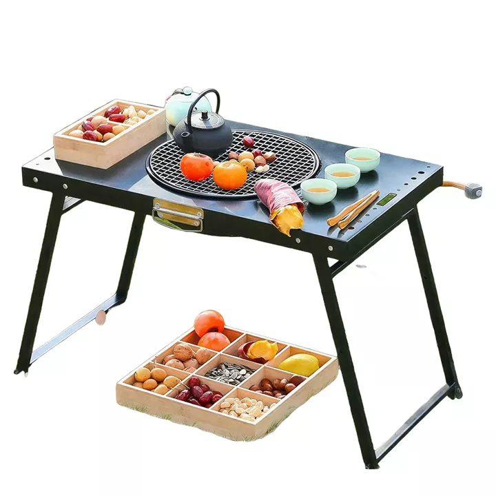 Φορητή Ψησταριά BBQ ArteLibre WILDHEAT Μέταλλο 65x37x48cm