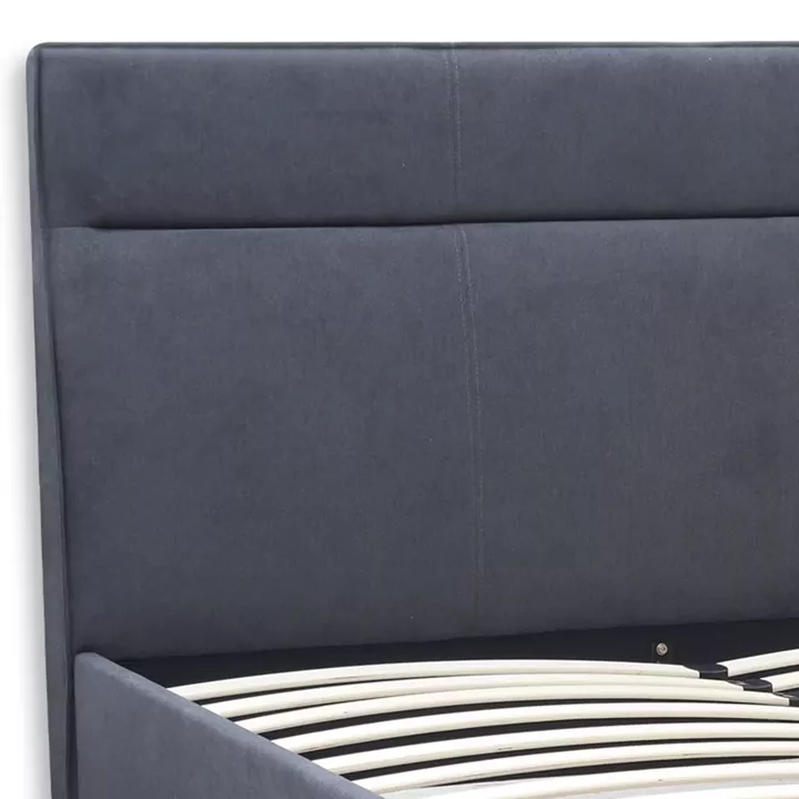 Κρεβάτι Marvel Megapap υφασμάτινο χρώμα ανθρακί 160x200εκ.