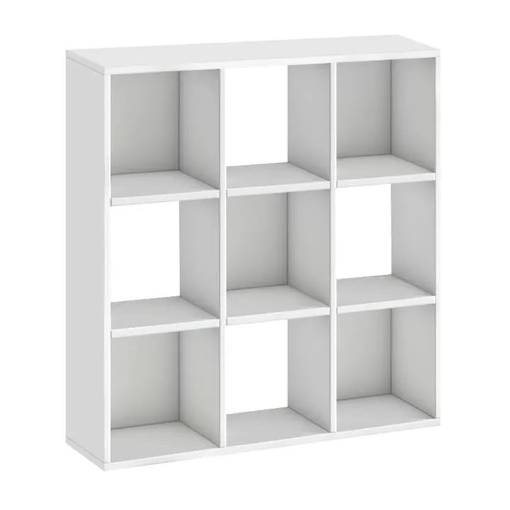 Βιβλιοθήκη Cube Megapap χρώμα λευκό 90x30x90εκ.