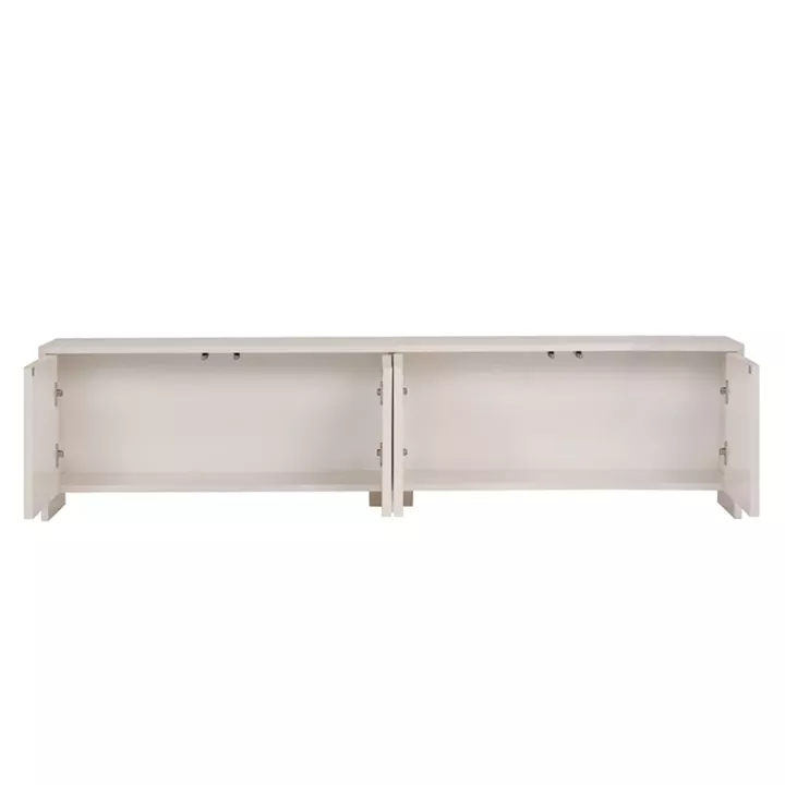 Έπιπλο τηλεόρασης Aurelia Megapap χρώμα κρεμ 180x32x45εκ.