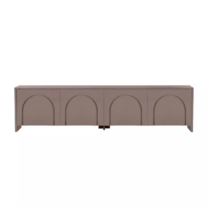 Έπιπλο τηλεόρασης Aurelia Megapap χρώμα μόκα 180x32x45εκ.