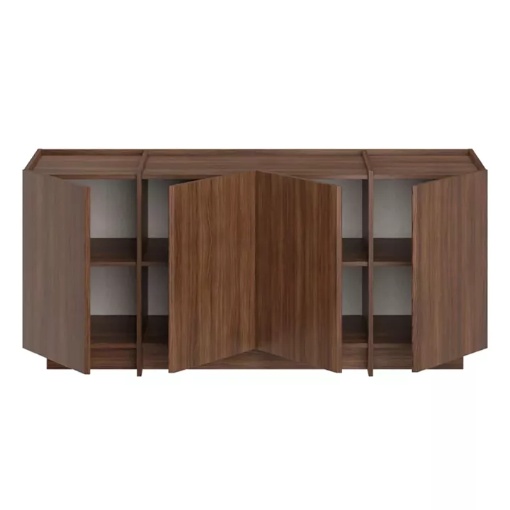Μπουφές Dorma Megapap χρώμα καρυδί 180x45x80,2εκ.