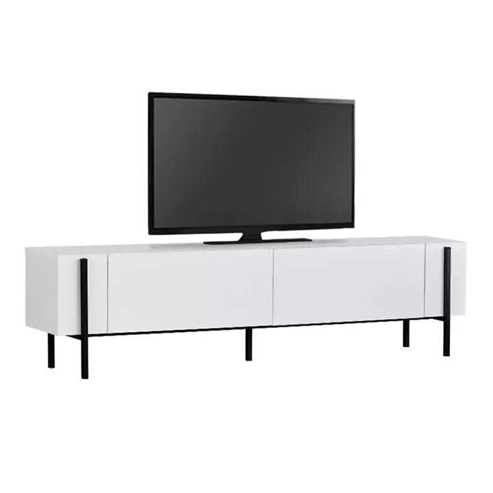 Έπιπλο τηλεόρασης Nexus Megapap χρώμα λευκό 180x30x45,5εκ.