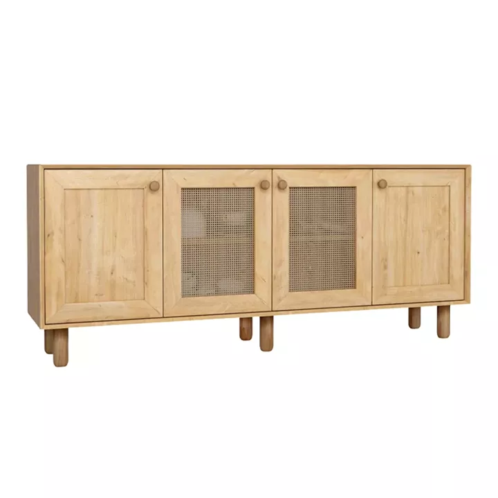 Μπουφές Bohemian Megapap χρώμα φυσικό οξιάς 180x40x75εκ.