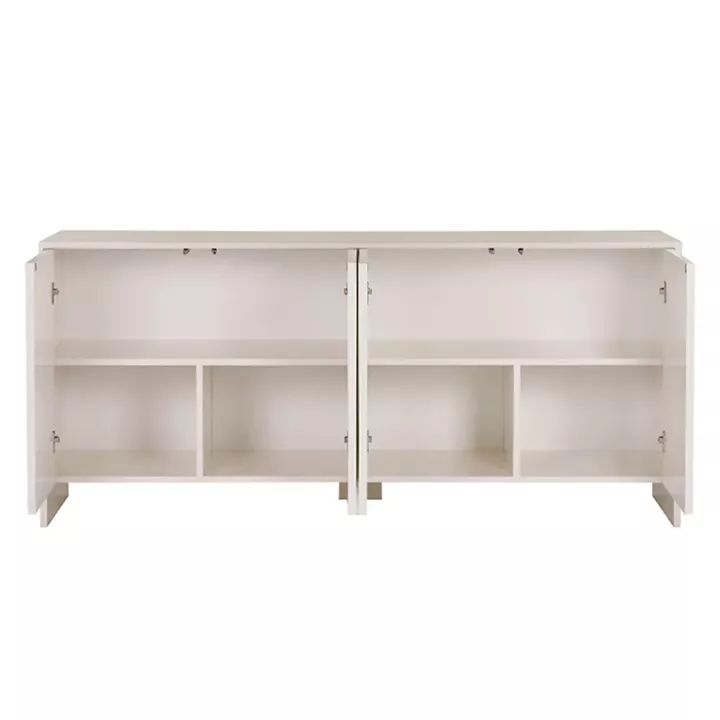 Μπουφές Aurelia Megapap χρώμα κρεμ 180x45x80εκ.
