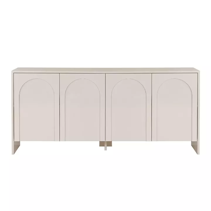 Μπουφές Aurelia Megapap χρώμα κρεμ 180x45x80εκ.