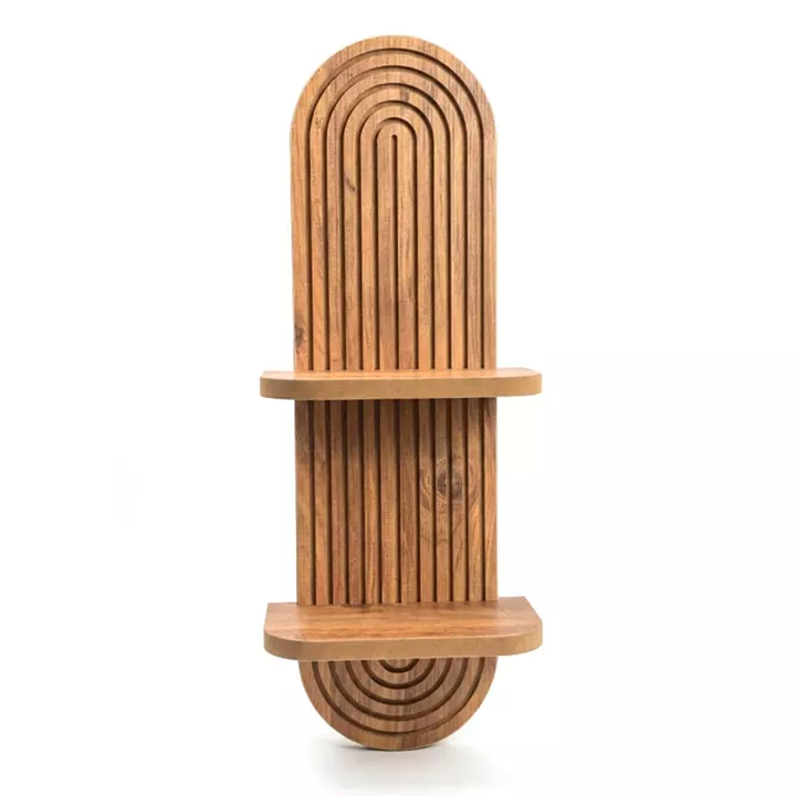 Ραφιέρα τοίχου Artwill Megapap Mdf χρώμα oak 26x13x70εκ.