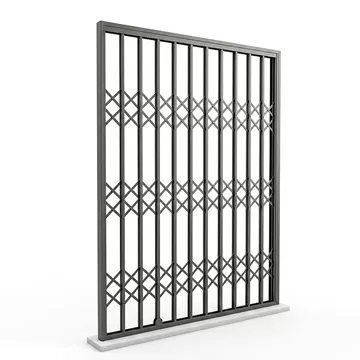 πτυσσόμενο κάγκελο ασφαλείας Atlas 2,5 τ.μ. με υπερβαρέως τύπου κατασκευή, τριπλή σειρά χιαστί και αυξημένη αντικλεπτική προστασία | VB Store