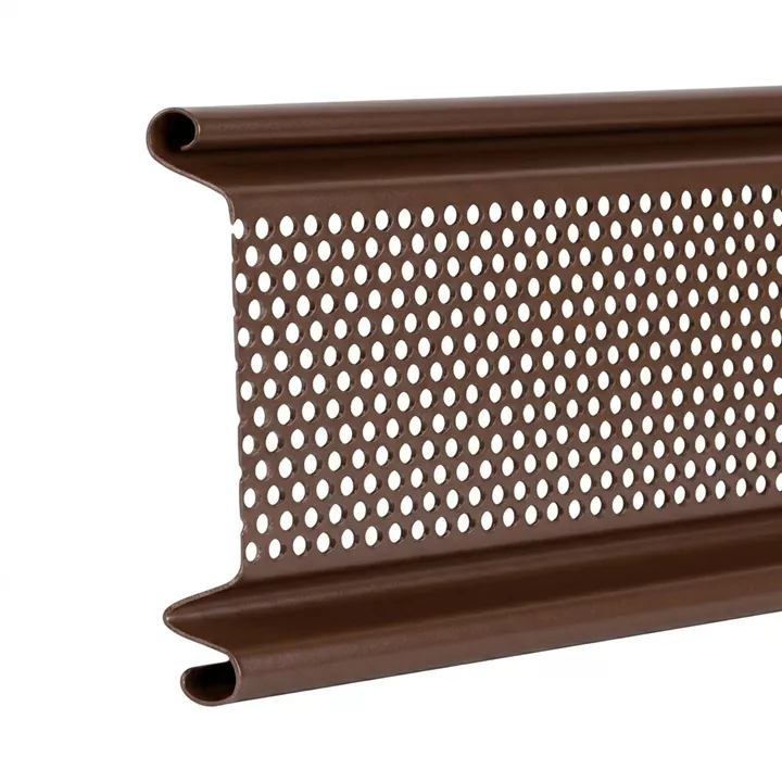 Ρολό Λαμαρίνα Γαλβανιζέ | Διάτρητο Καφέ 300x350 εκ.