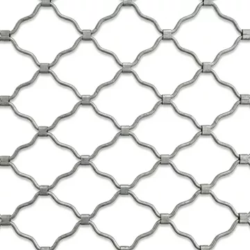 Άβαφο γαλβανιζέ δικτυωτό ρολό ασφαλείας με μεγάλο μάτι 12x17 εκ., κατάλληλο για βιτρίνες, καταστήματα και επαγγελματικούς χώρους.