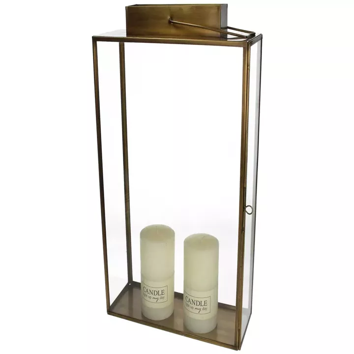 Φανάρι ArteLibre Χρυσό Χάλκινο 28x11x46cm