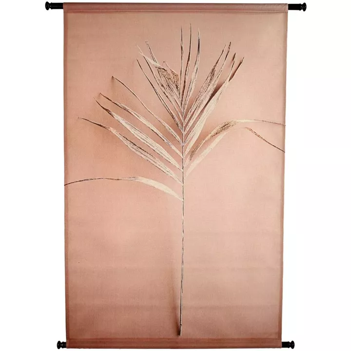 Διακοσμητικό Τοίχου Κρεμαστό ArteLibre Αποξηραμένο Φύλλο Ροδακινί Polyester 83x110cm