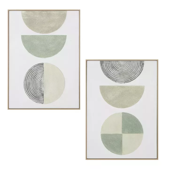  Εικόνα Ορθογώνιος Καμβάς Λευκός 2 Ποικιλία 52X5X72Cm 52X5X72Cm